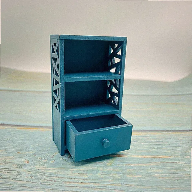 1/12 puppenhaus Miniaturen Bücherregal Mini Vitrine für Flur Garten
