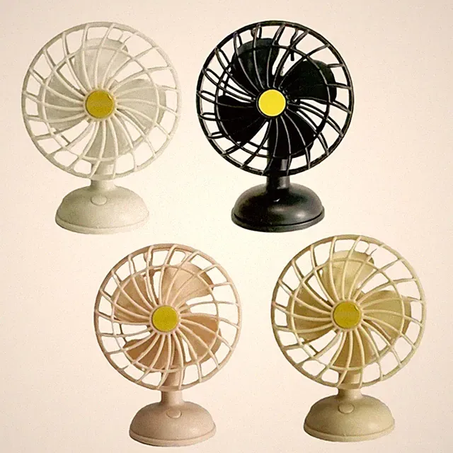 1:12 Puppenhaus USB Elektro Ventilator Realistisch Mini Tischventilator Deko Zubehör