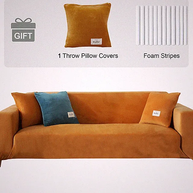 1-4 Sitzer Sofabezug Sofa Überzug Ecksofa Abdeckung Couch Sofahusse Elastische