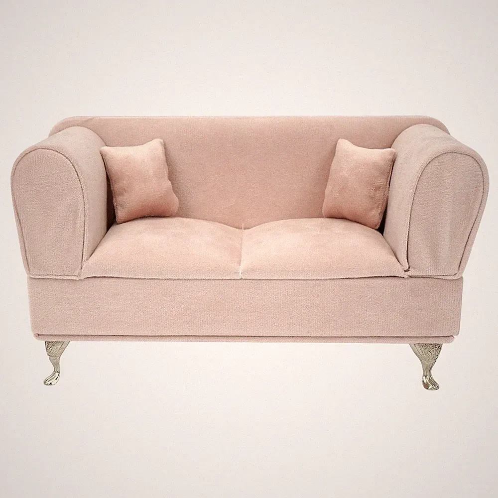 1:6 Puppenhaus Sofa Miniatur Möbel Schmuckaufbewahrung Ornamente Organizer
