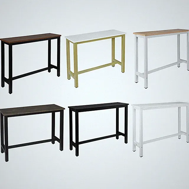 1 x Bartisch Bistrotisch Stehtisch Esstisch Metallgestell MDF #2285