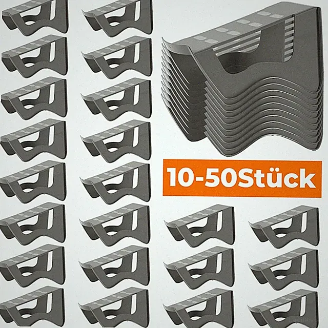 10-50X Schuhstapler Dunkelgrau Schuhregal Verstellbarer Aufbewahrung
