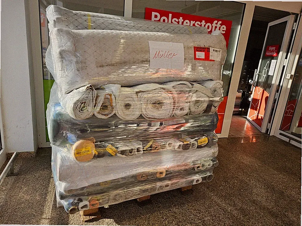 10 Kg Stoffreste Polsterstoff & Kunstleder gemischt Möbelstoff Stoff basteln