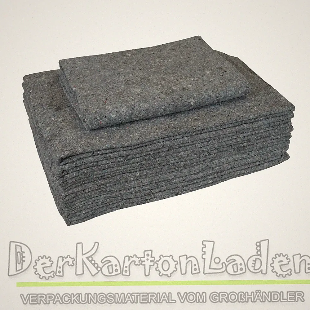 10 Möbeldecken Umzugsdecken 150 x 200 cm Packdecken Lagerdecken für Umzug