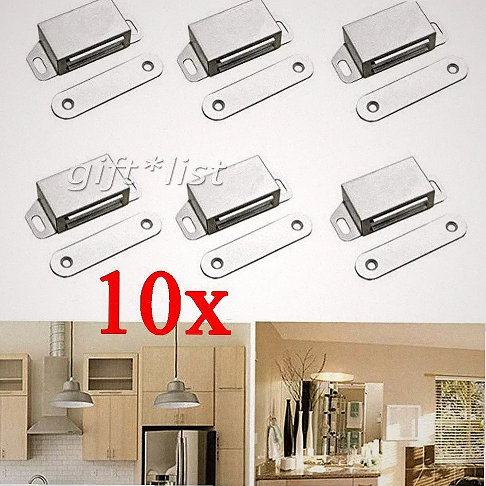 10 Paar Extrem Stark Magnet Magnetschnapper Magnetverschluss Türmagnet 12kg DE