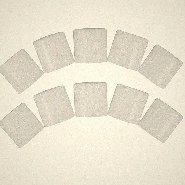 10 Pcs Einfache Stoffschnalle Stuhlbeinkappen 16mm Endkappen Für Möbelbeine