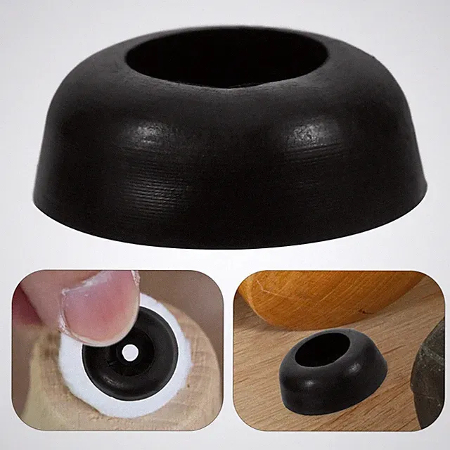 100 Pcs Möbelfüße Bodenschoner Tischbein-Bodenschoner Schiebetürstopper