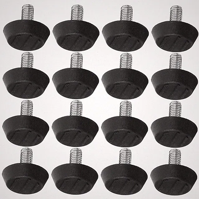 100 Pcs Schrankstabilisator Tischnivellierer Verstellbar Möbelerhöhung