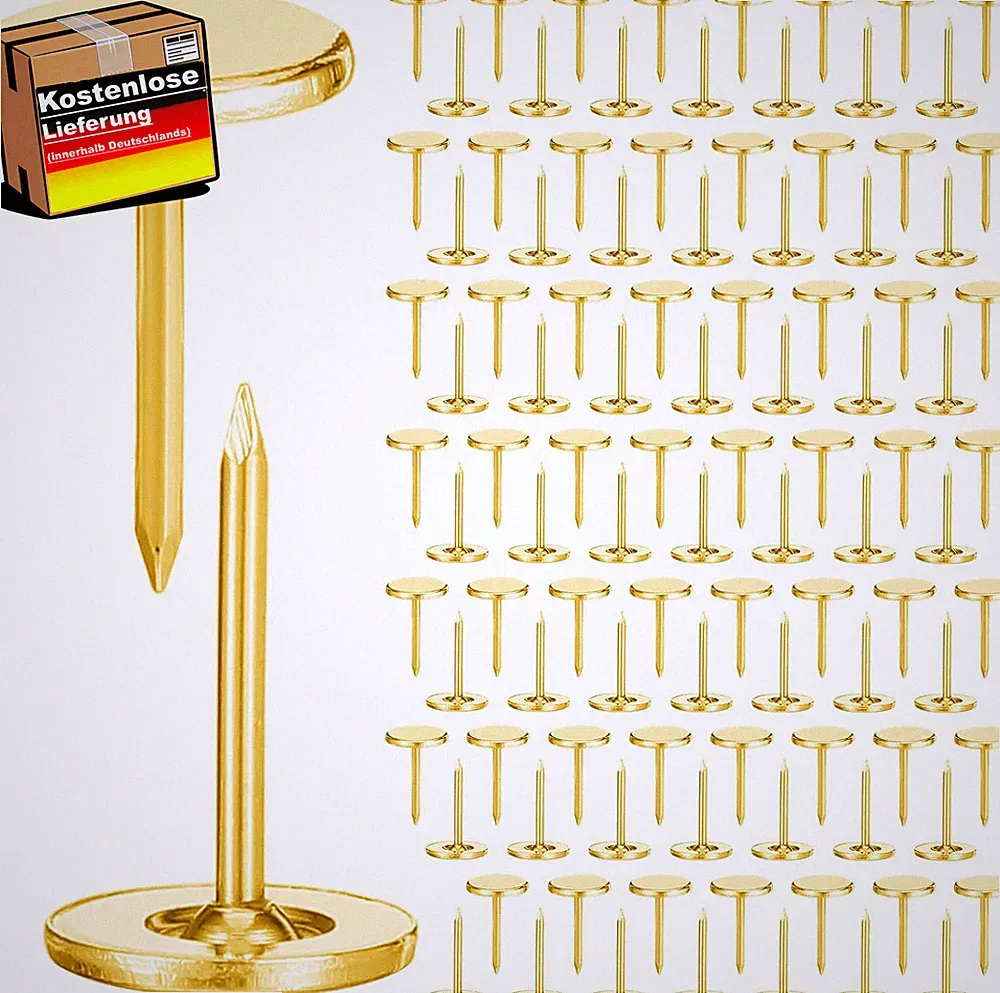 100 Stück Polsternägel für Möbel, rostbeständig, 17x11mm, vielseitig verwendbar