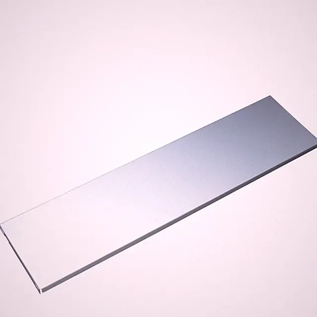 10700-00010= 2x Stahlfachboden 800x200 mm weißalu 50 Element System Regal B-Ware