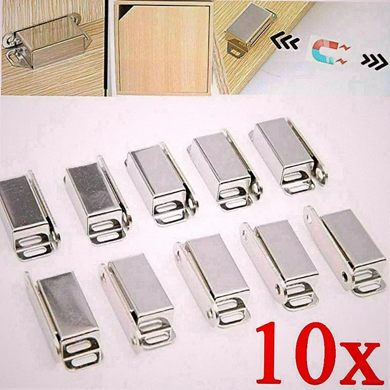 10er Extrem Stark Magnet Magnetschnapper Magnetverschluss Türmagnet 8-12 kg DI