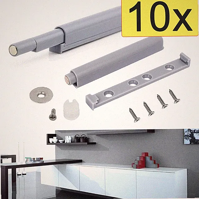 10x Druckschnäpper Push to Open Türöffner Magnetschnäpper Türschnäpper Schrank