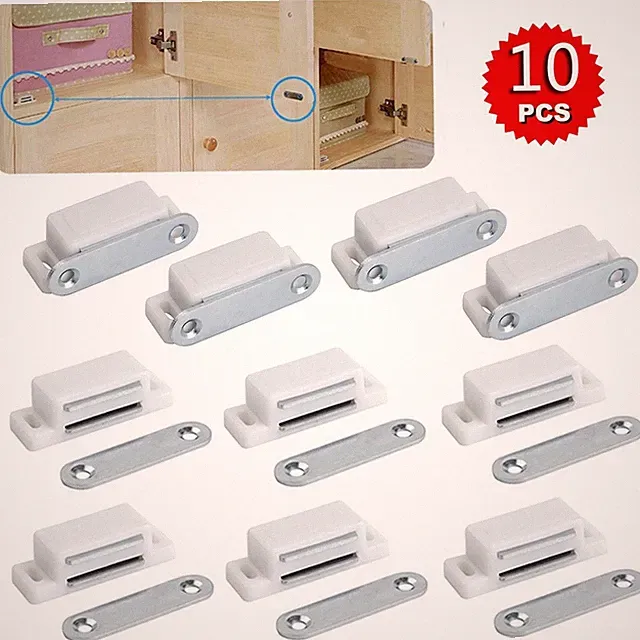 10x Extrem Stark Magnetschnäpper Schrank Türmagnet Möbelmagnet Magnetverschluss