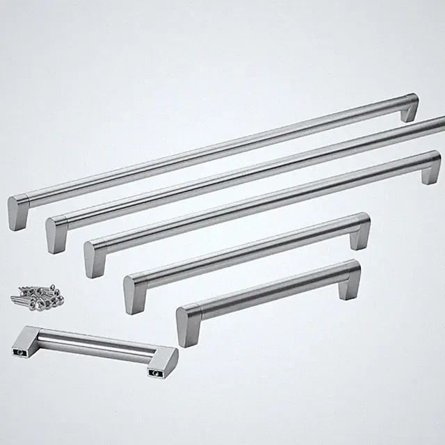 10x Möbelgriff Stangengriff Relinggriff SW161 BA128-1250mm Edelstahloptik SOTECH