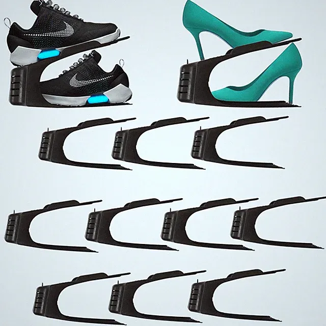 10x Schuh-Organizer Schuhhalter Schuhstapler Schuhorganizer Schuhaufbewahrung