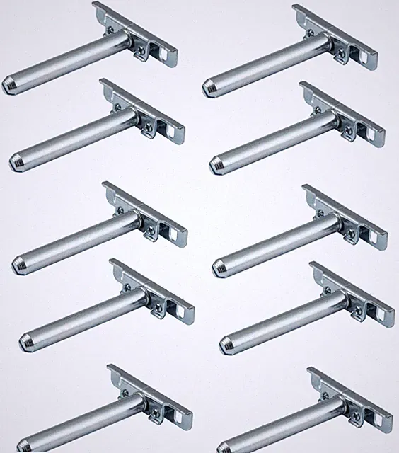 10x Tablarträger unsichtbar Regal Boden-Träger Regalträger Wand Montage Tablar