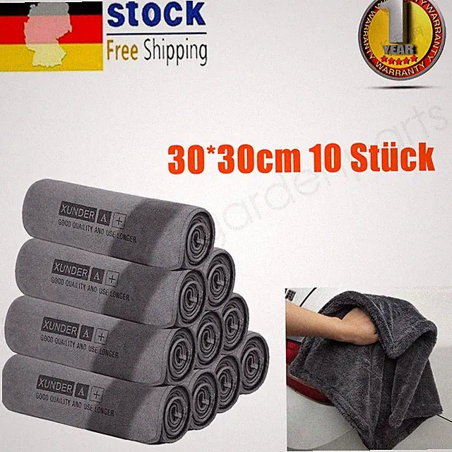 10X Thickened, water-absorbing,tain-free cleaning HandtuchSet schnelltrocknende