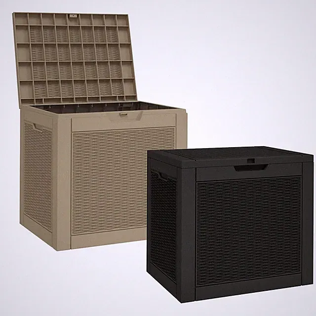 118L Gartenbox Kunststoff Gartentruhe Kissenbox Auflagenbox Garten Kiste Truhe
