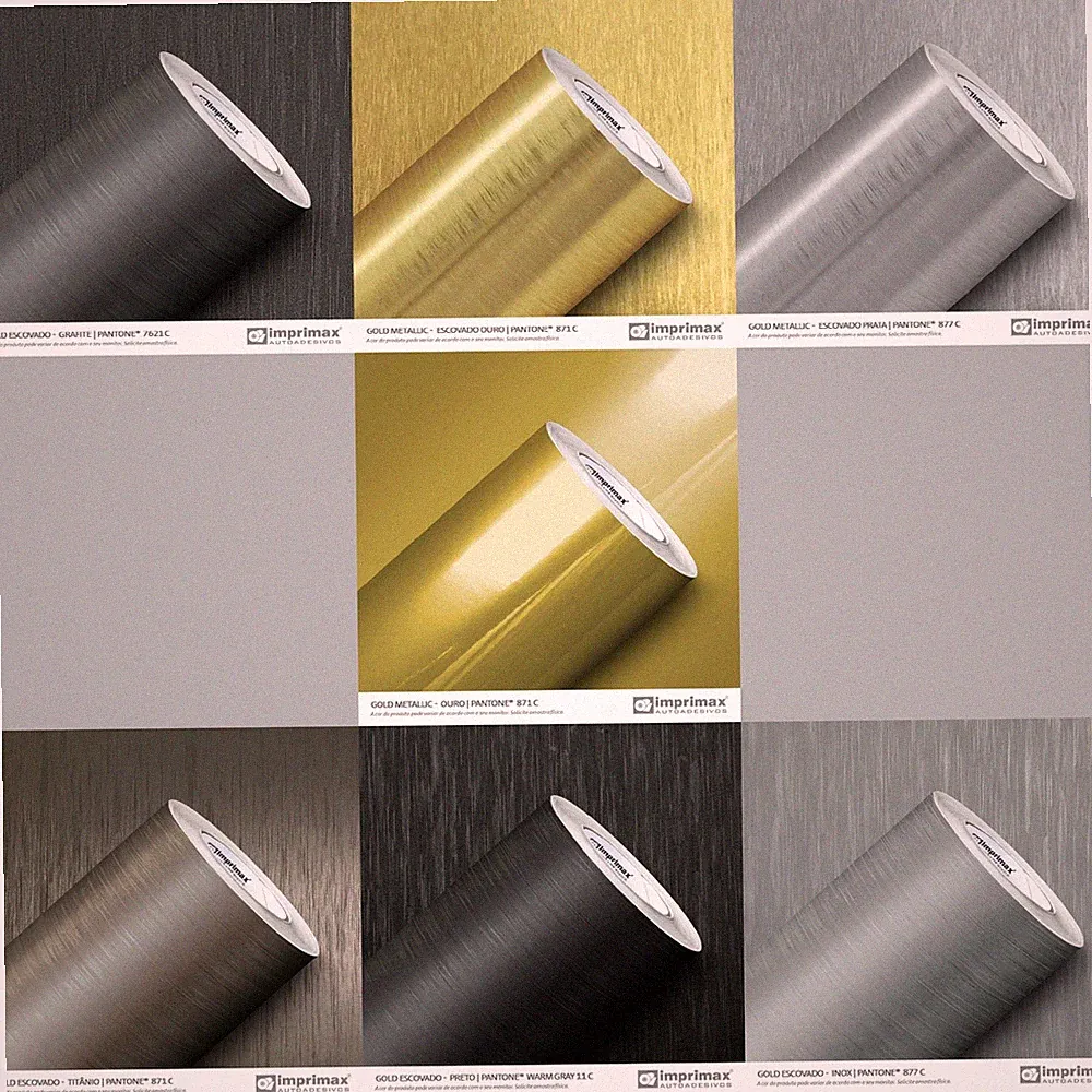 (12€/qm) Möbelfolie Metallic Gebürstet Optik Profi Folie Dekorfolie Küche KFZ