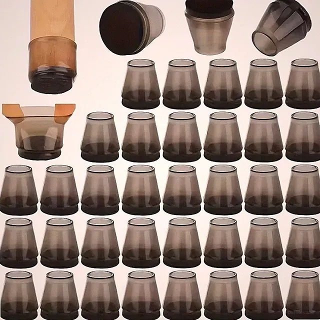 12 Stk Flexible Stuhlbein Schutzkappen Filzgleiter Bodenschutz Schoner Elastisch