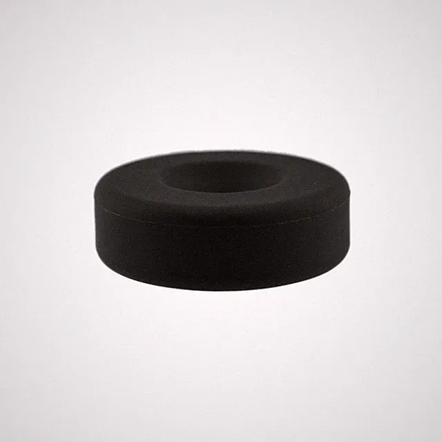 12 x Möbelfuß Ø 30mm h 10mm Kunststoff schwarz rund Möbelgleiter Sofa Sessel