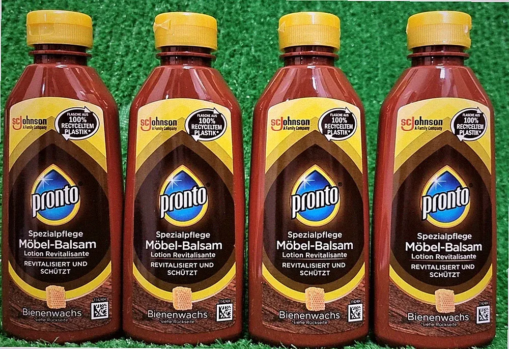 (16,88/l) 4x PRONTO MÖBEL BALSAM Spezial Holzpflege Möbelpolitur (4x200ml) !