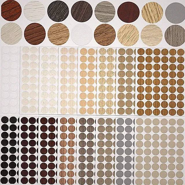 16 Sheets Structure Screw Hole Cover Stickers, Kleiderschränke Schraubenabdec...