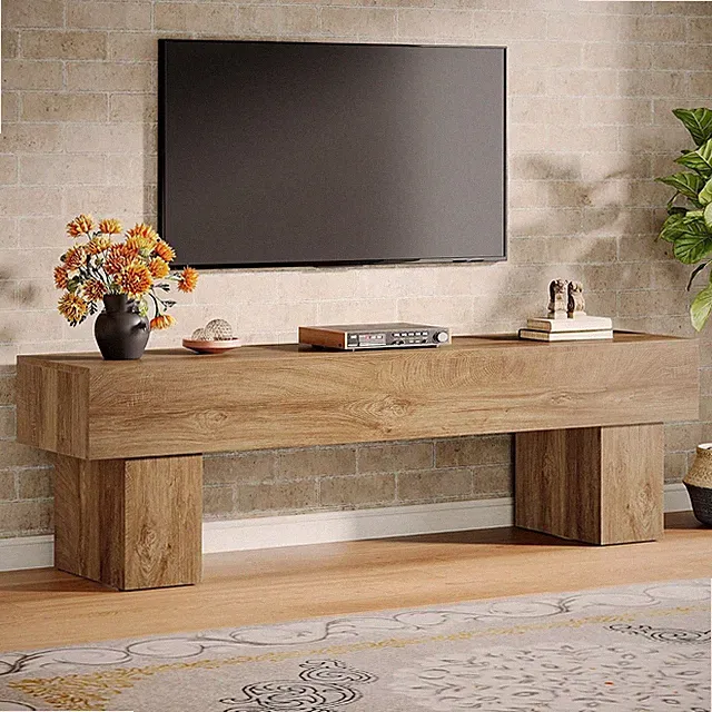 160 cm TV-Schrank für 140–165 cm TVs, niedriger TV-Konsolentisch für Wohnzimmer