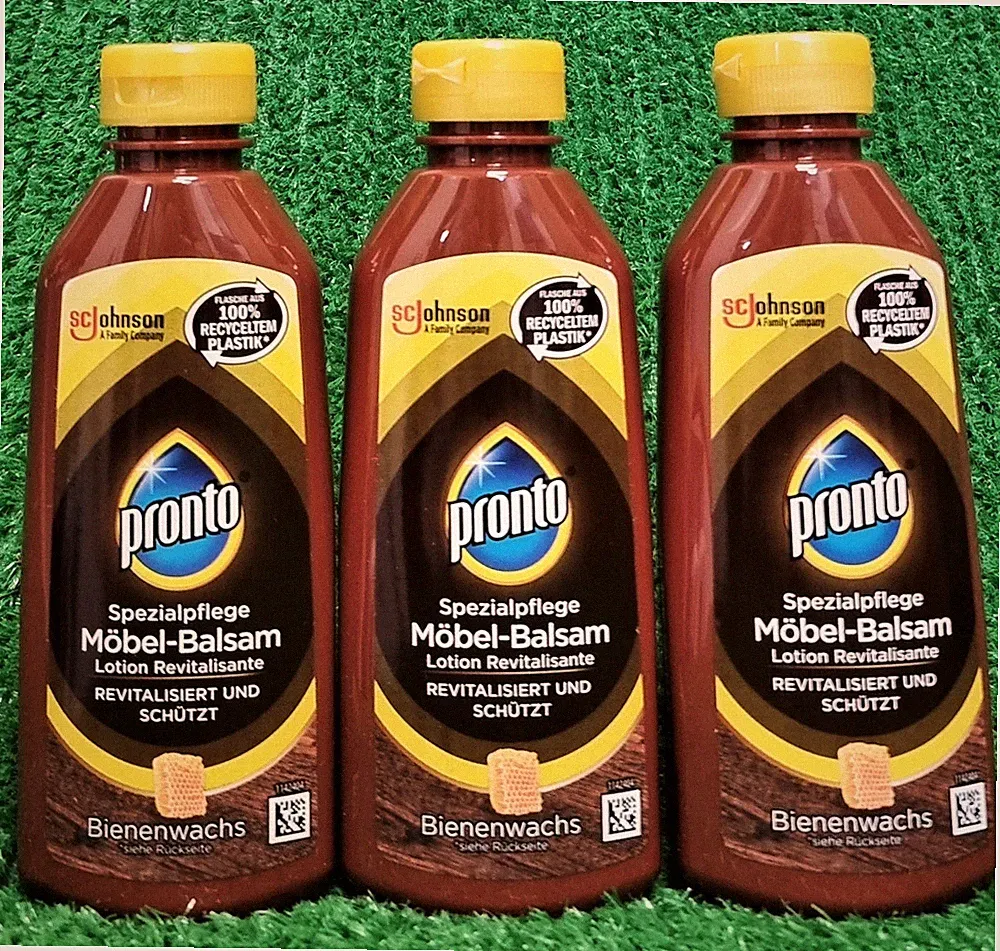 (17€/l) 3x PRONTO Spezial MÖBELPFLEGE BALSAM Holzpflege Möbelpolitur (3x200ml)!