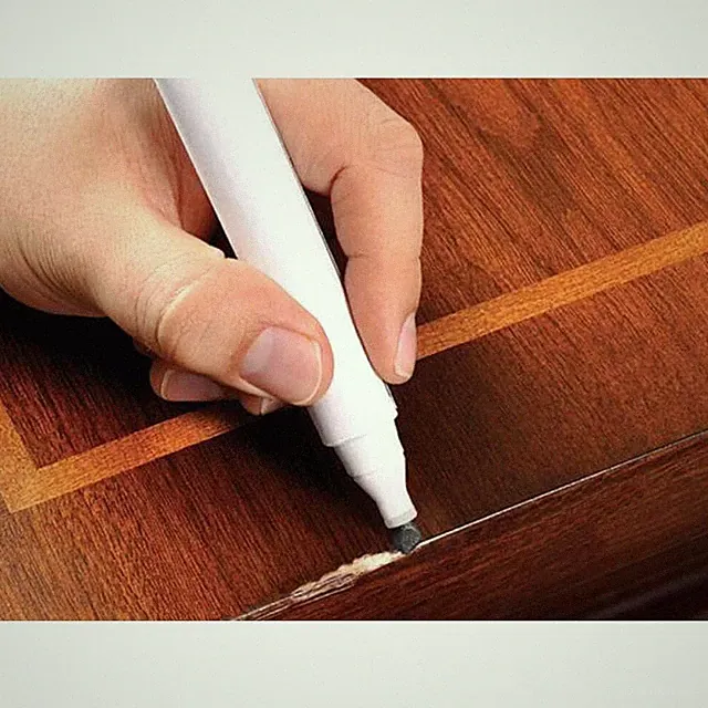17 xReparturstift Möbel Kratzer Laminat Holz Boden Touch up Marker Sticks Spitze