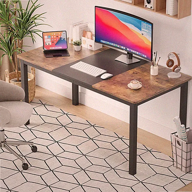 180CM Schreibtisch Computertisch Bürotisch Arbeitstisch Desktop PC Langer Tisch