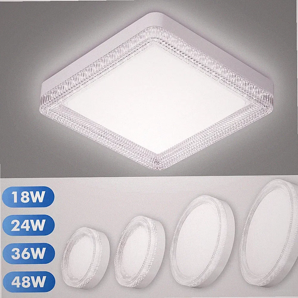 18W-48W LED Deckenlampe Deckenleuchte Panel Schlafzimmer Wohnzimmer Flur lampe