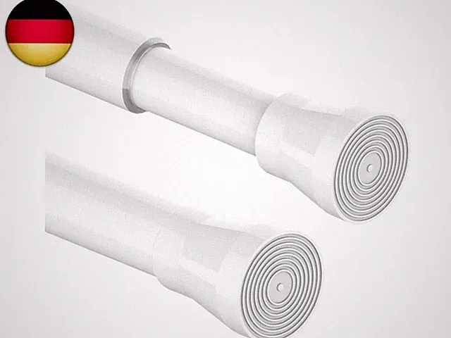 1PC Duschvorhangstange ohne Bohren Ausziehbar teleskopstange vorhang