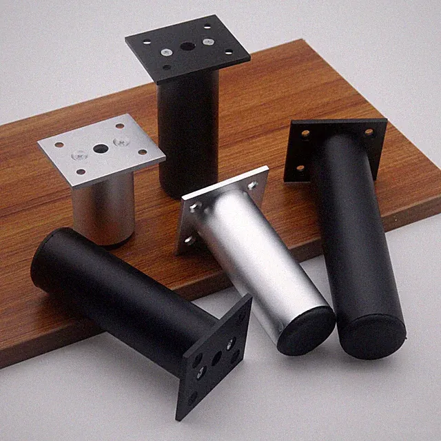 1x Aluminiumlegierung Möbel Bein Verstellbar Sofa Counch Schrank Tisch Fuß