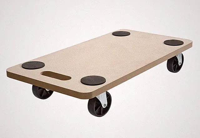 1x Möbelroller Rollbrett Transportroller Allzweckroller 200kg 58 × 30 × 12 cm