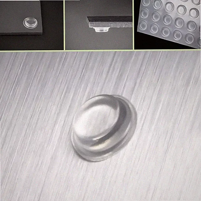 2-200 x Anschlagpuffer Ø12,7x3,5 mm Gummipuffer Türpuffer Elastikpuffer klebend