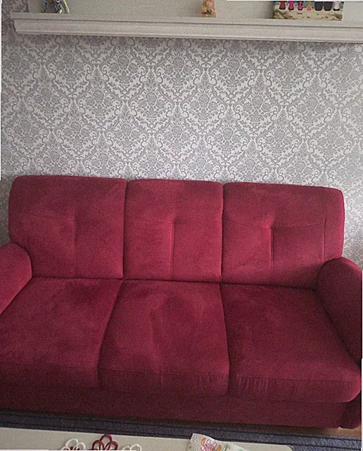 2 &3 Sofa Red In Guten Zustand