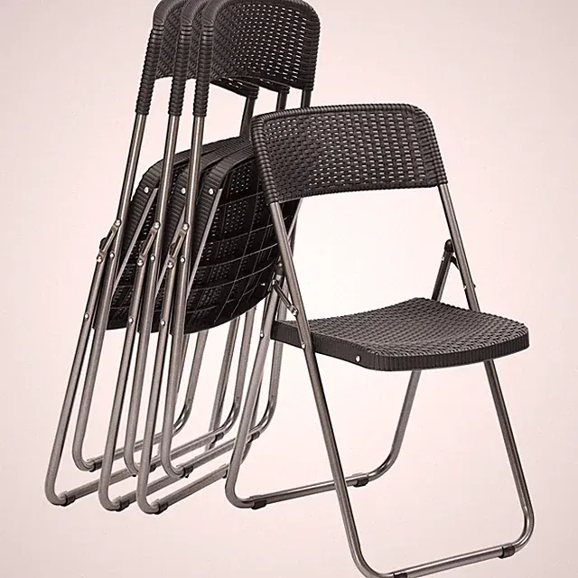 2/4/6er Rattan Balkonstühle Klappbar Campingstuhl Klappstuhl Garten bis 200KG