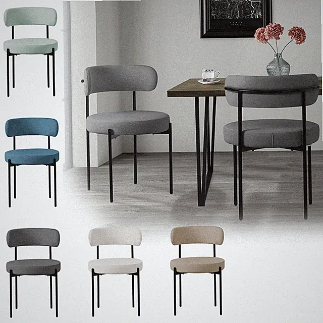 2/4/6er Set Esszimmerstühle Wohnzimmerstühle Küchenstühle Rückenlehne Stoff