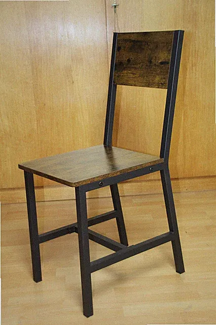 2 Eßzimmerstühle, Küchenstühle von Songmics mit Metallrahmen