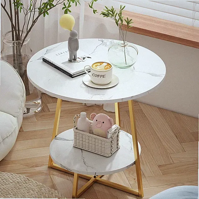 2-Etagen Beistelltisch Kaffeetisch Couchtisch Sofatisch Nachttisch Laptoptisch