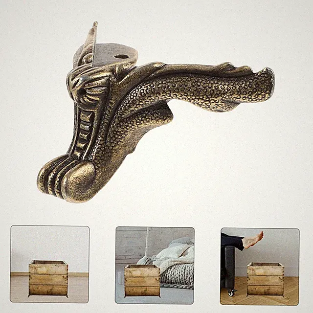 2 Pieces Füße Für Möbel Sofafüße Möbelerhöhung Schrankfüsse Figuren