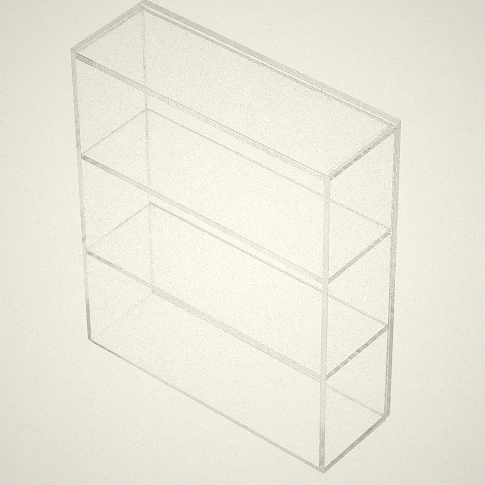 2 Pieces Vitrinenschrank Klein Puppenstubenmöbel Puppenhaus-Bücherregal