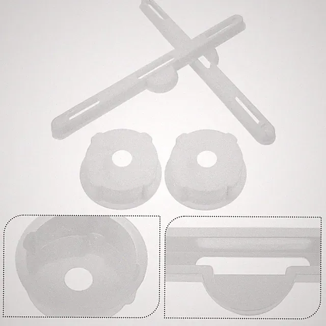 2 Sets Klapptisch-Getränkehalterschlitz Austausch Des Am Schreibtisch