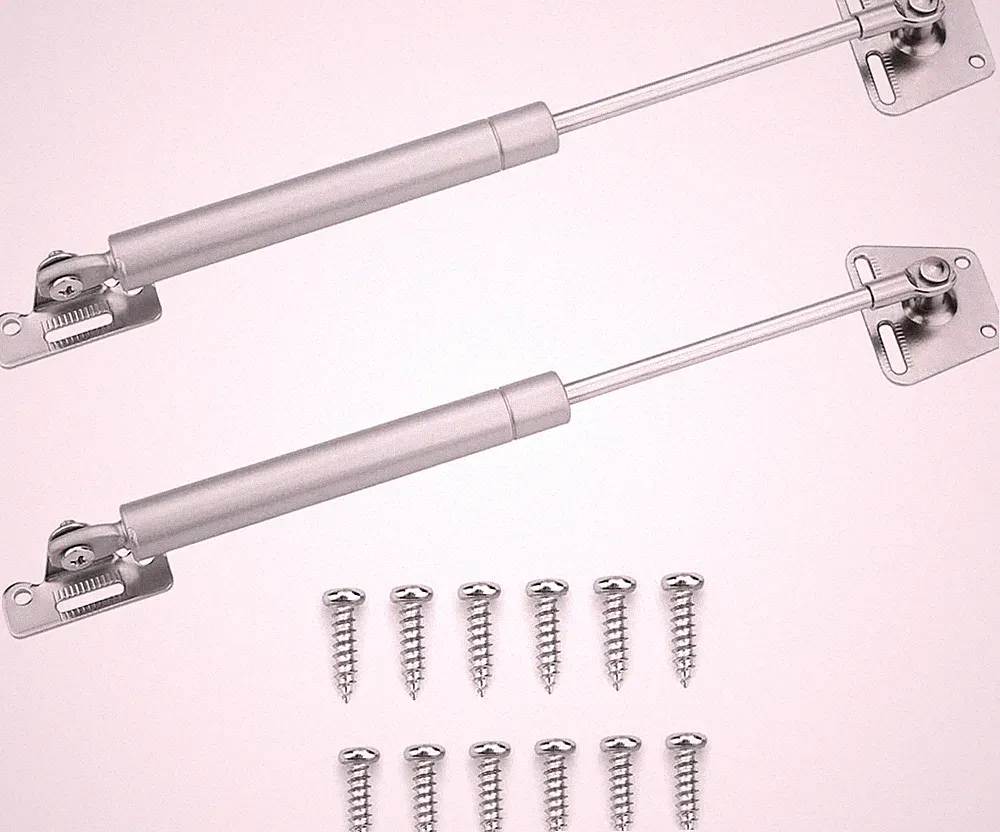 2 Stück Gasdruckdämpfer, 150N/33.07Ib/15kg, Möbel Gasfeder, Zweischalen Halterun