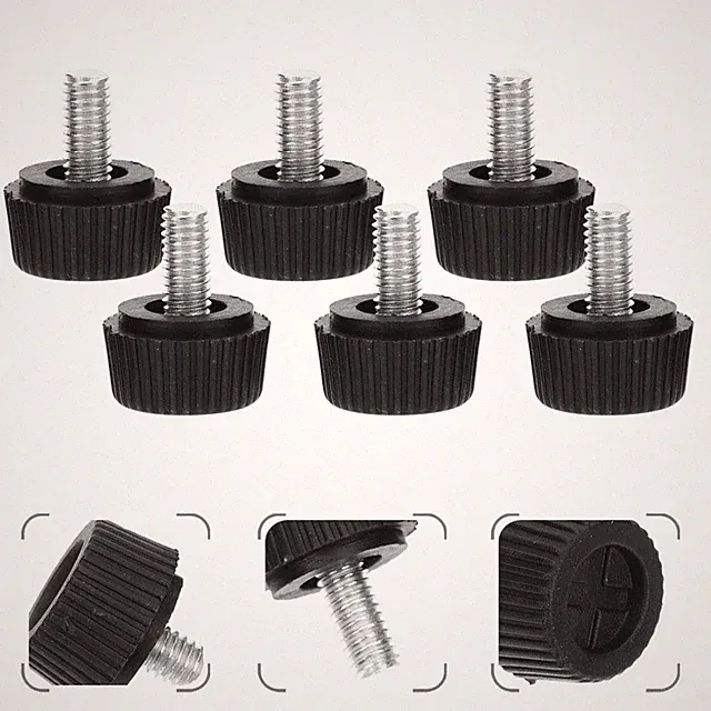 20 Pcs Schraubsockel Möbelfüße Höhenverstellbar Möbelbeinnivellierer