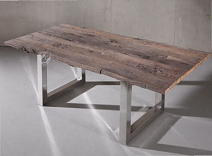 200cm SCHWEMMHOLZ TREIBHOLZ ESSTISCH TISCH MÖBEL DEKO SHABBY CHIC HOME INTERIORS