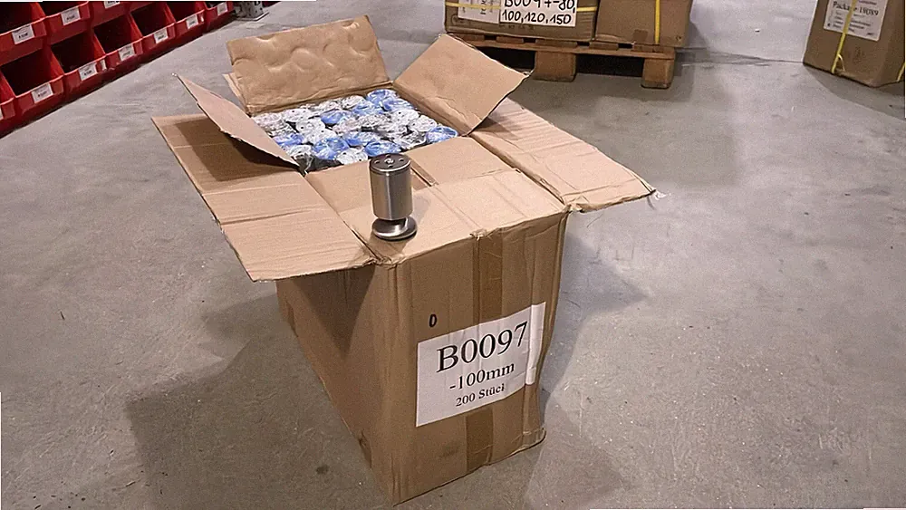 200x Restposten 100mm Edelstahl Möbel Fuß Sockel Füße Tischbein Sofa Bein