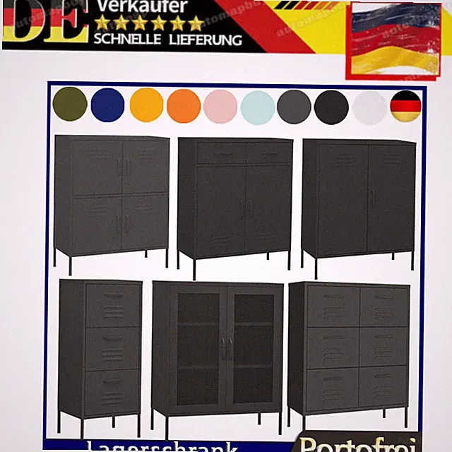 2026 Lagerschrank Mehrzweckschrank Aufbewahrungsschrank Sideboard Vitrine Regal