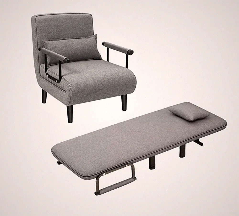 2026 NEU Einzel Schlafcouch kompakt modern klappbar geeignet für Büro und Heim